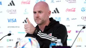 Wales boss Robert Page has a big selection call to make ahead of the World Cup clash with England (Martin Rickett/PA)