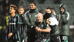 Aaron Mooy was the centre of attention at Easter Road (PA)