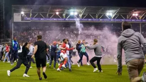The EFL has produced guidance to help its clubs sanction poor crowd behaviour in a more standardised way (Zac Goodwin/PA)