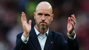 Erik ten Hag’s Manchester United are fifth in the Premier League table (Martin Rickett/PA).