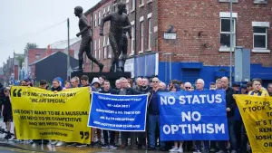 An Everton fans pressure group have written an open letter to owner Farhad Moshiri (Peter Byrne/PA)