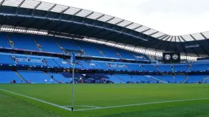 There was crowd trouble at Manchester City-Liverpool (Tim Goode/PA)