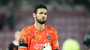 Craig Gordon suffered a broken fibula and tibia (Robert Perry/PA)