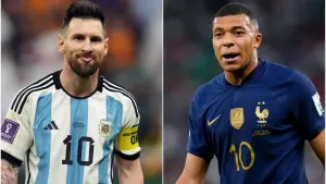 Messi and Mbappe going head-to-head in World Cup final – the PSG stars compared