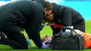 Emi Martinez had to be forced off during Aston Villa’s game with Newcastle despite initially passing a head injury assessmen