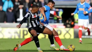 Ethan Erhahon, left, is the subject of transfer interest (Steve Welsh/PA)