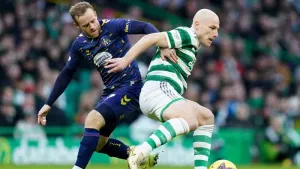 Aaron Mooy is relishing playing in big games for Celtic (Jane Barlow/PA)