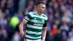 Alistair Johnston reflected on the Celtic fans’ ‘unbelievable passion’ at Ibrox (Andrew Milligan/PA)