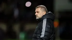 Celtic manager Ange Postecoglou says transfer speculation is part of football (SteveWelsh/PA)