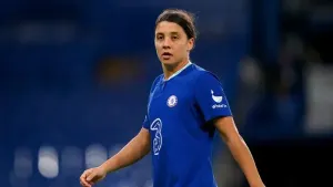 Chelsea boss Emma Hayes heaped praise on striker Sam Kerr (Zac Goodwin/PA)