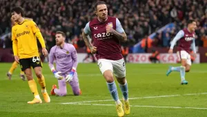 Aston Villa’s Danny Ings levelled against Wolves (Tim Goode/PA)