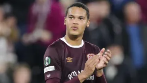 Toby Sibbick is enjoying a run of starts at Hearts (Steve Welsh/PA)