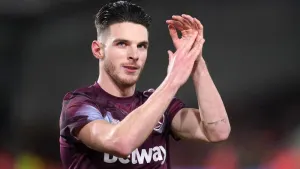 West Ham’s Declan Rice (John Walton/PA)
