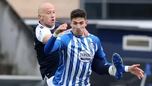 Kyle Lafferty is available for Kilmarnock again after serving a lengthy ban (Jeff Holmes/PA)
