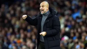 Pep Guardiola is demanding a response from his Manchester City players against Wolves (Martin Rickett/PA)