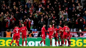 Three National League teams remain in the FA Cup (Barrington Coombs/PA)