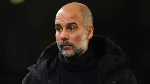 Pep Guardiola feels there is greater expectation on Manchester City than Arsenal (Tim Goode/PA)