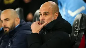 Pep Guardiola knew Manchester City were due a bad result at some point (David Davies/PA)