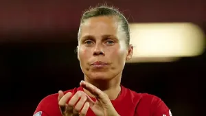 Gilly Flaherty has announced her retirement from football (Martin Rickett/PA)