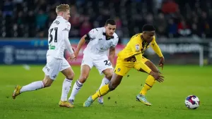 Chiedozie Ogbene earns Rotherham a point at Swansea