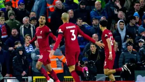 Cody Gakpo opens Liverpool account as they ease past derby rivals Everton