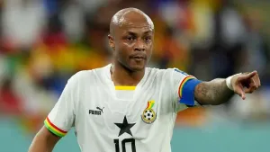 Ghana captain Andre Ayew 