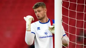 Lukas Jensen on fine form to help Accrington claim point at Cheltenham