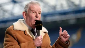 Legendary football commentator John Motson 