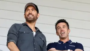 Wrexham owners Ryan Reynolds (left) and Rob McElhenney