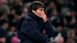 Antonio Conte suggests fans’ lack of patience has not helped Tottenham