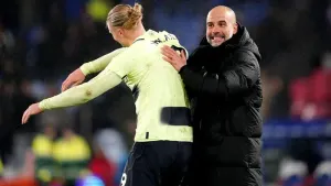 Erling Haaland celebrations have Pep Guardiola buzzing