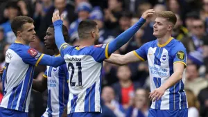 Evan Ferguson bags brace as Brighton beat Grimsby to end fairy-tale FA Cup run