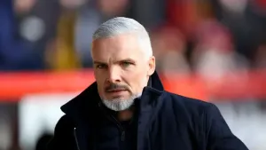 Jim Goodwin hopeful for future after battling performance against Aberdeen
