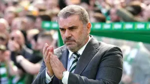 Celtic manager Angelos Postecoglou has praised Alistair Johnston (PA)