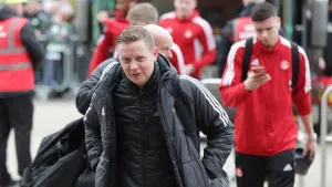 Aberdeen’s interim manager Barry Robson is preparing for a battle at Ross County (Steve Welsh/PA)