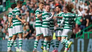 Celtic have discovered a possible title-winning date (Steve Welsh/PA)