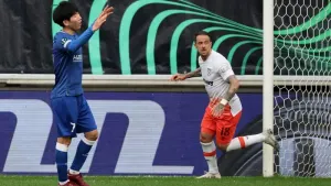 Danny Ings scores first European goal as West Ham’s winning run ended by Gent