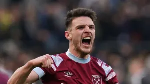Declan Rice believes two more wins will be enough to keep West Ham up