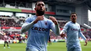 Douglas Luiz cancels out Ivan Toney’s goal to secure Villa draw at Brentford