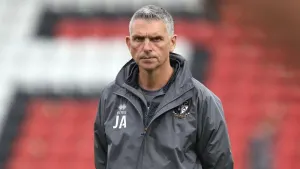 John Askey saw his Hartlepool side beaten by Newport (Martin Rickett/PA).