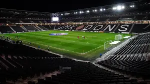 MK Dons squandered a three-goal lead in their survival bid (David Davies/PA)