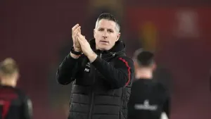 Mark Kennedy missed Lasse Sorensen’s wonder goal in Lincoln’s win at Wycombe