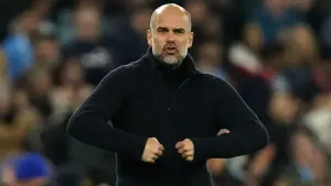 Pep Guardiola said Manchester City’s win over Arsenal put the title fight in their hands (Martin Rickett/PA)