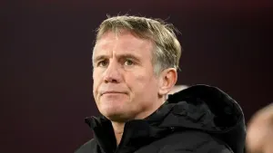 Phil Parkinson was sent off after the final whistle as Wrexham were held by Barnet (Mike Egerton/PA)