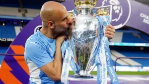 Pep Guardiola has won another Premier League trophy