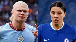 Erling Haaland and Sam Kerr win FWA awards