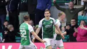 Hibernian defender Paul Hanlon 