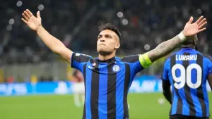 Lautaro Martinez summons World Cup-winning spirit as Inter see off AC Milan