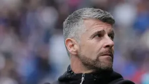 St Mirren manager Stephen Robinson