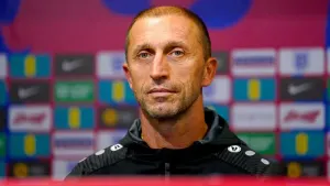 North Macedonia manager Blagoja Milevski believes a ‘miracle’ is required to get a result against England (Martin Rickett/PA